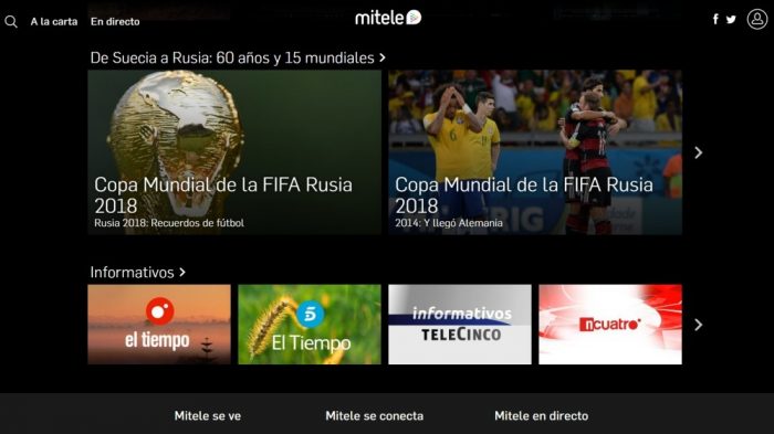 Ver Mundial Rusia 2018 online Mira el Mundial Rusia 2018 con la app de mitele