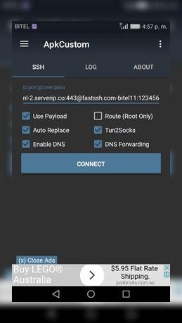 Servidores en APK Personalizado