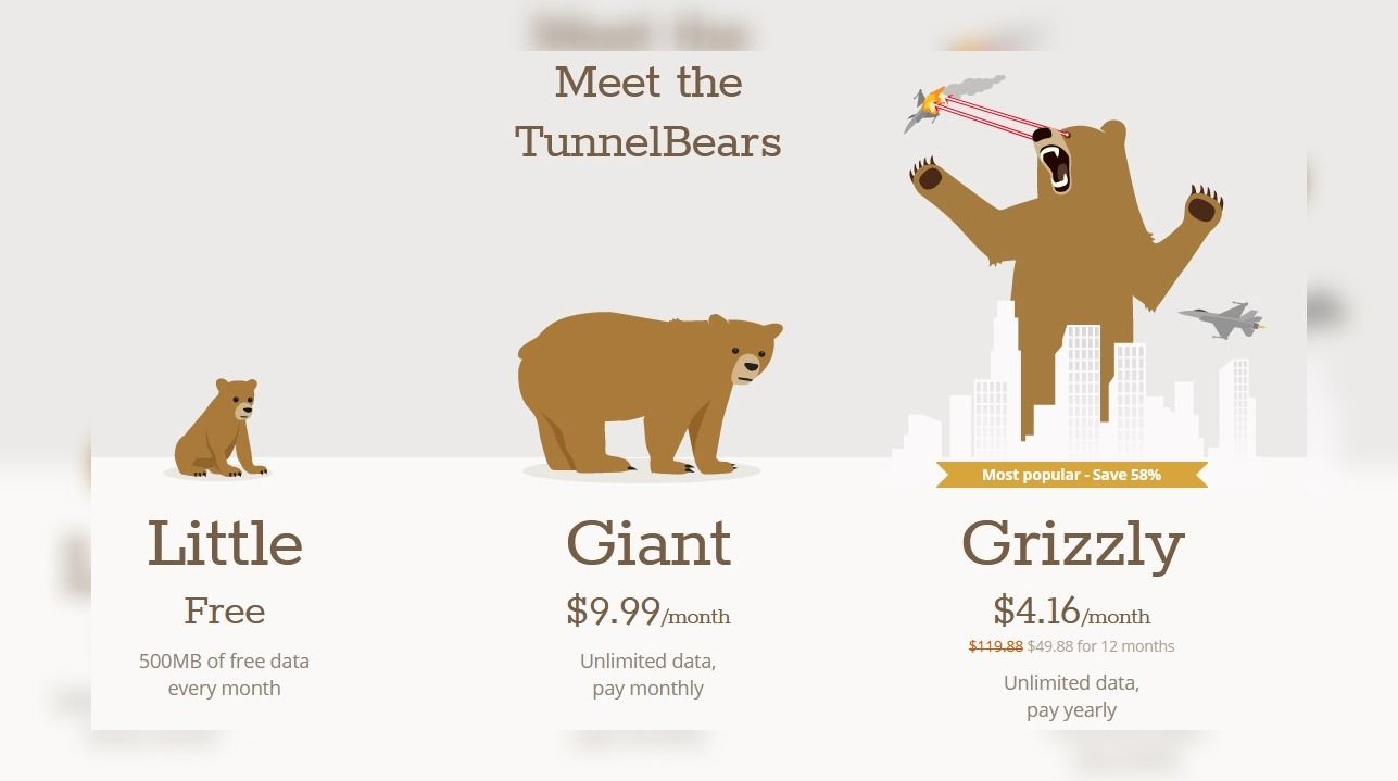 Eliminar VPN de TunnelBears para Android
