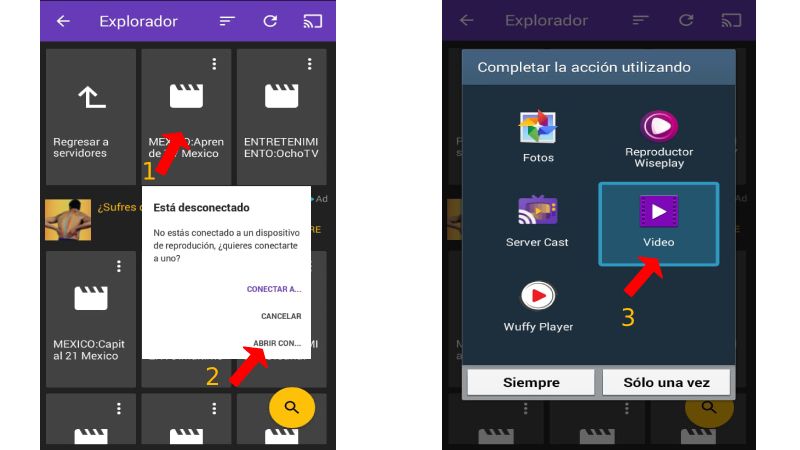 ServerCast para jugar en Chromecast