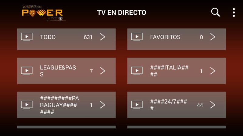 IPTV ULTRA POWER para caja de TV