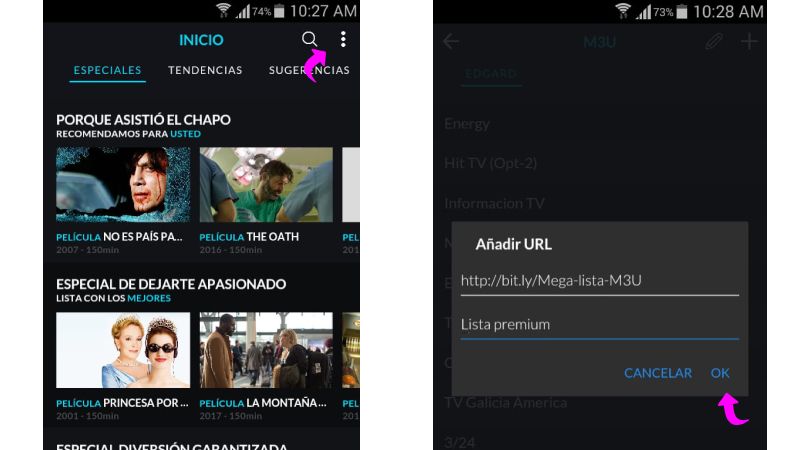 listas m3u para RepelisPlus