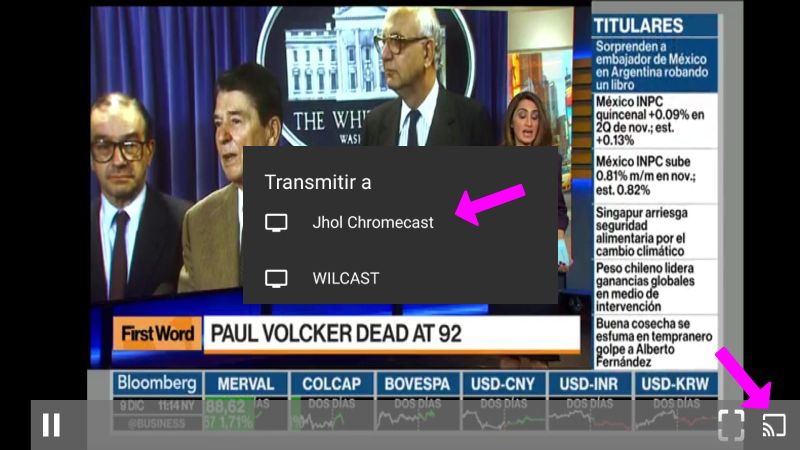 Thanos TV en Chromecast