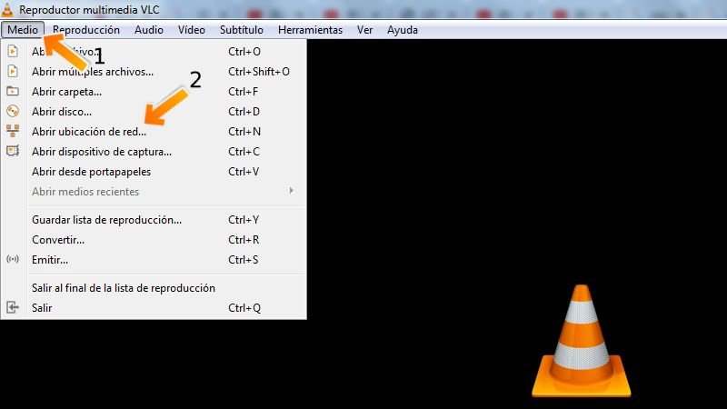 vlc player poner listas iptv