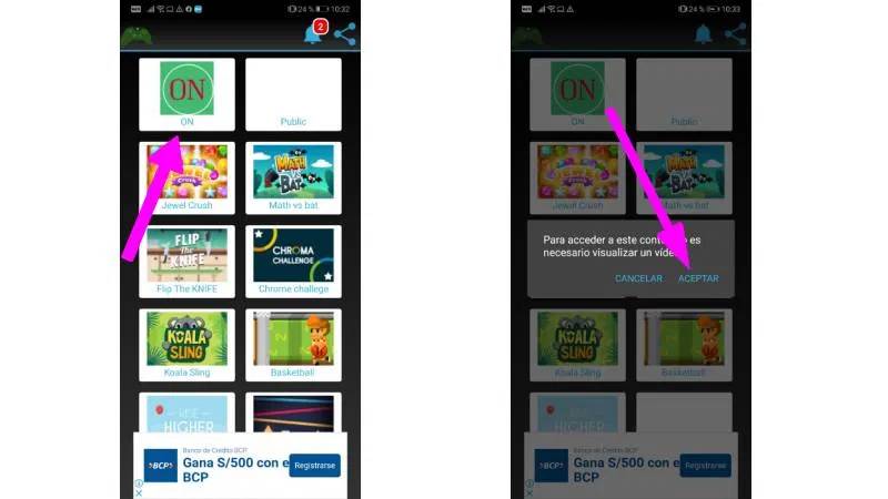 activar juegos gratis apk magna tv
