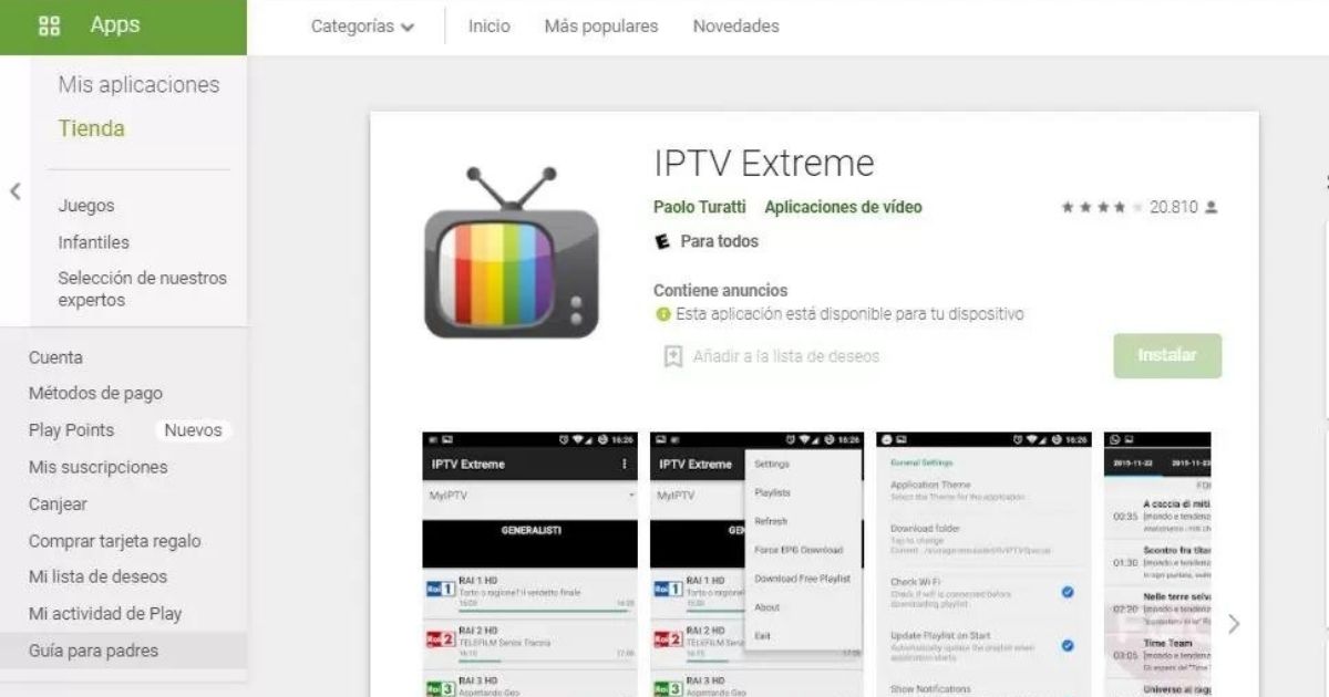 IPTV extremo