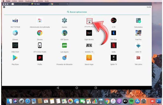 IPTVFR Player apk para Windows