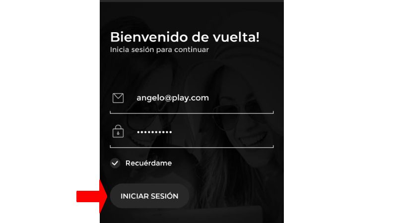 Nombre de usuario y contraseña para Angelo Play