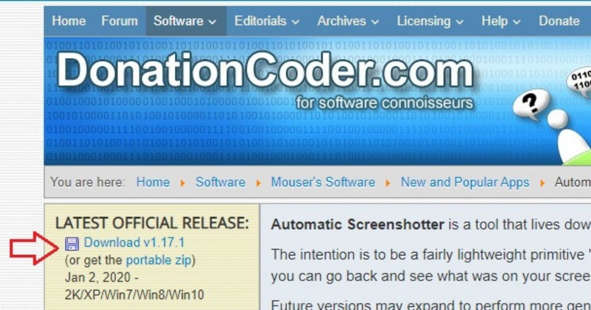 Capturador de pantalla automático