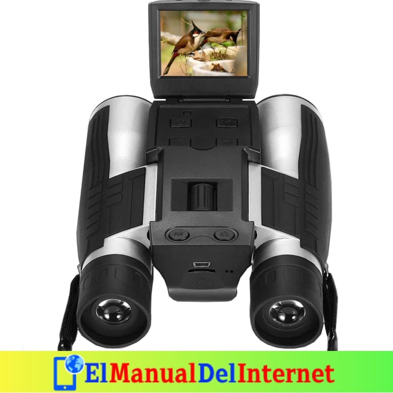 Bushnell 10×25 – Prismático con cámara de 1.3 MP