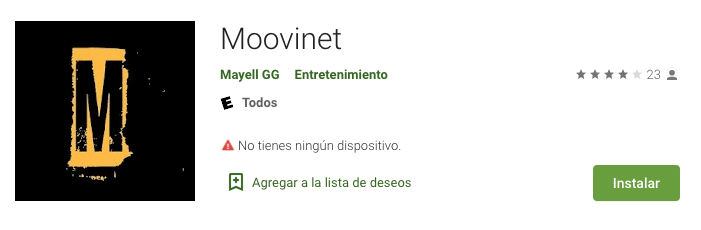 aplicación moovinet