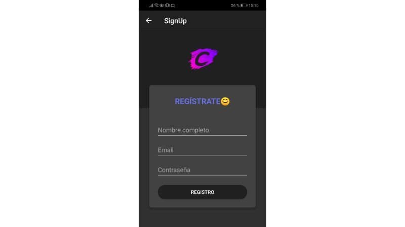 regístrate en el canal apk