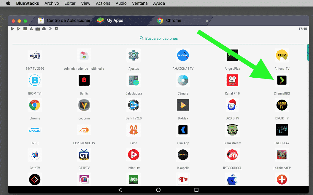 ChannelGo! para computadoras