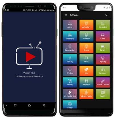 Aplicación Cinema Family para Android