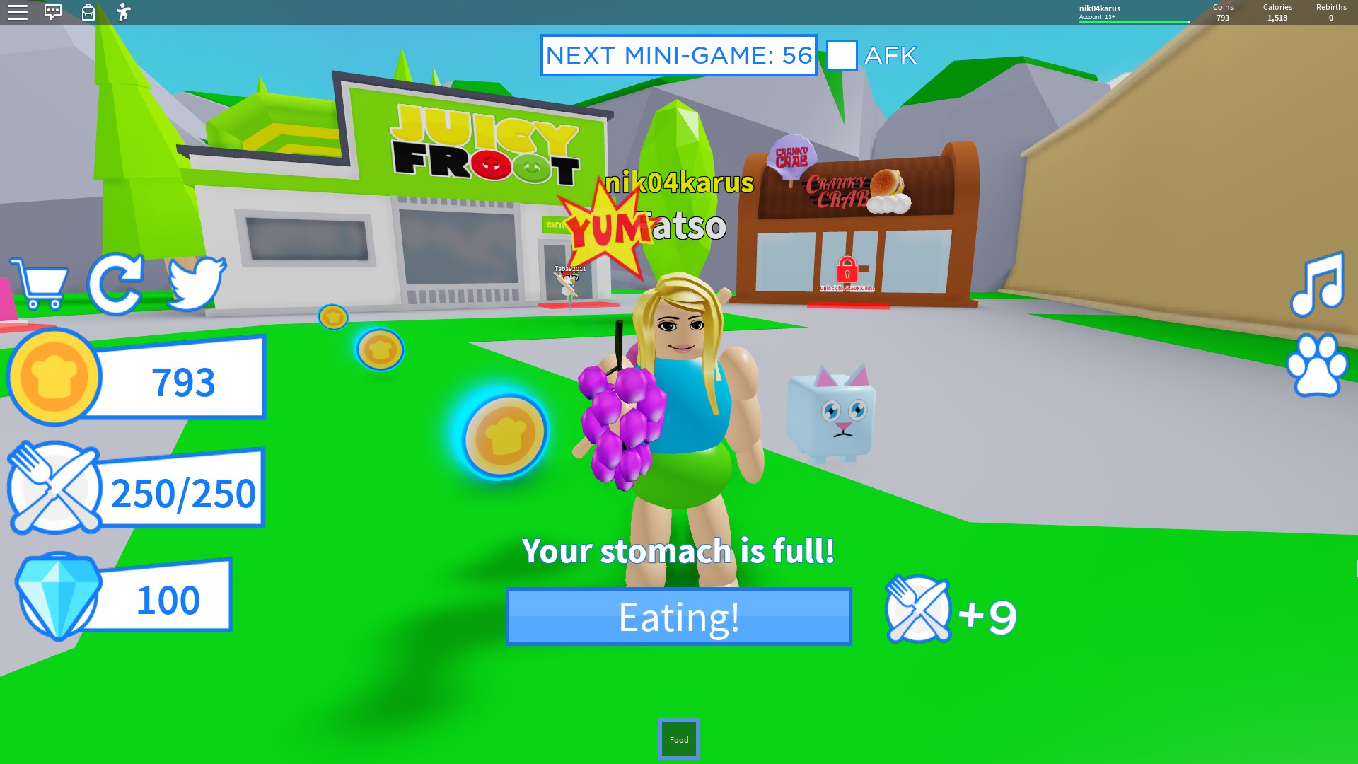 Códigos Roblox Om Nom