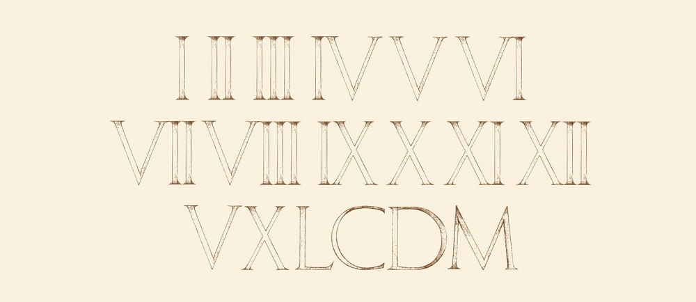 ¿Cómo se insertan números romanos en Word?