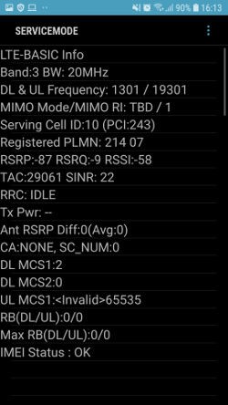 Cómo acceder al modo técnico en un dispositivo Samsung