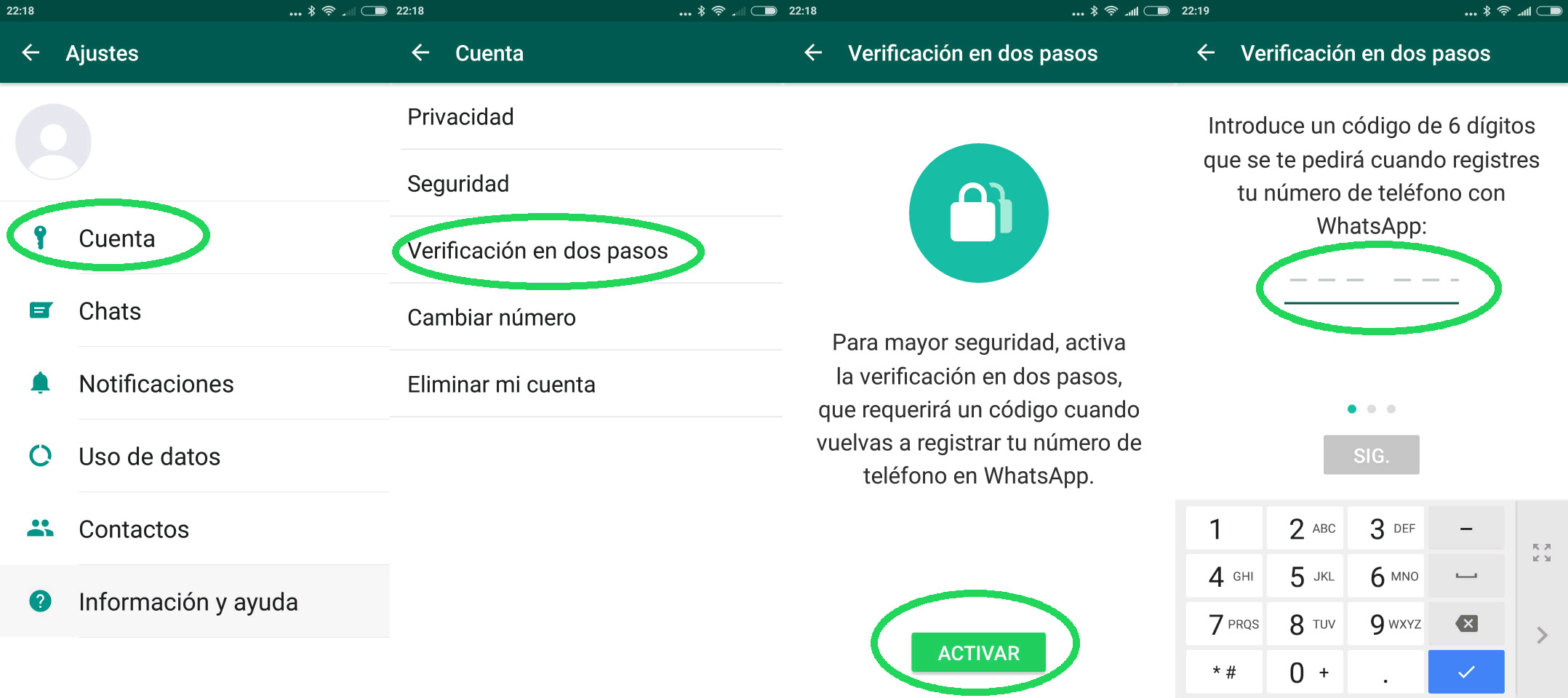 Cómo activar una cuenta de WhatsApp sin número de teléfono ni SIM