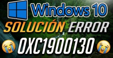 Como arreglar el error 0xc1900130