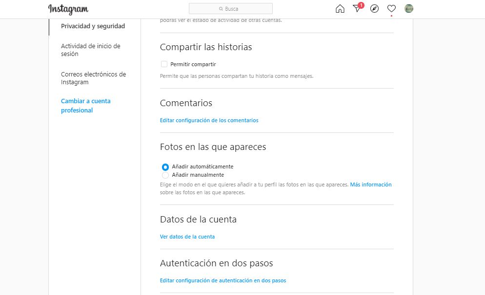 Cómo borrar el historial de búsqueda en Instagram