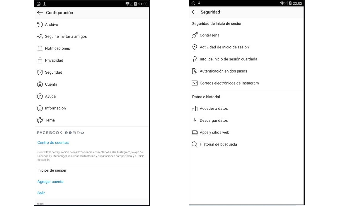 Cómo borrar el historial de búsqueda en Instagram