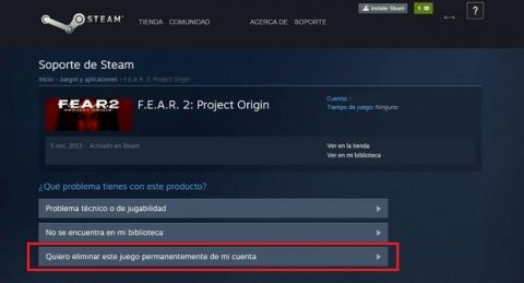 Cómo eliminar definitivamente un juego de tu cuenta de Steam