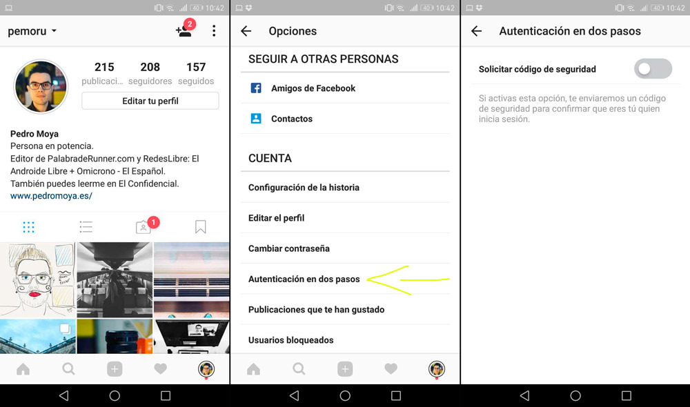 Cómo cambiar la contraseña de Instagram