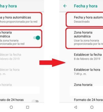 Como cambiar la fecha y hora de WhatsApp en Android