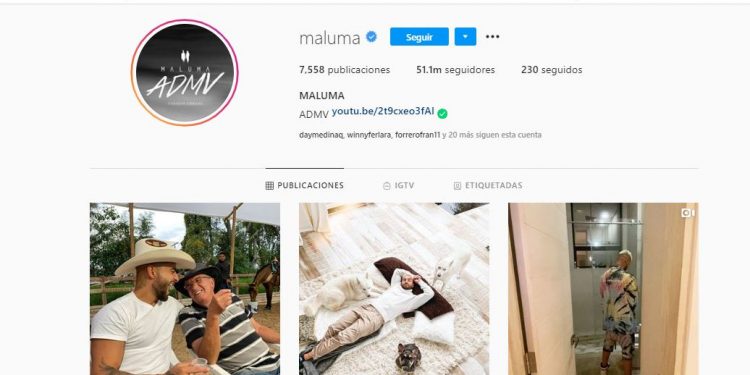 perfil público de instagram