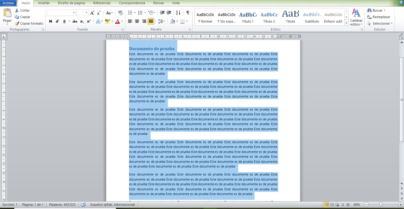 Cómo duplicar una hoja en Word