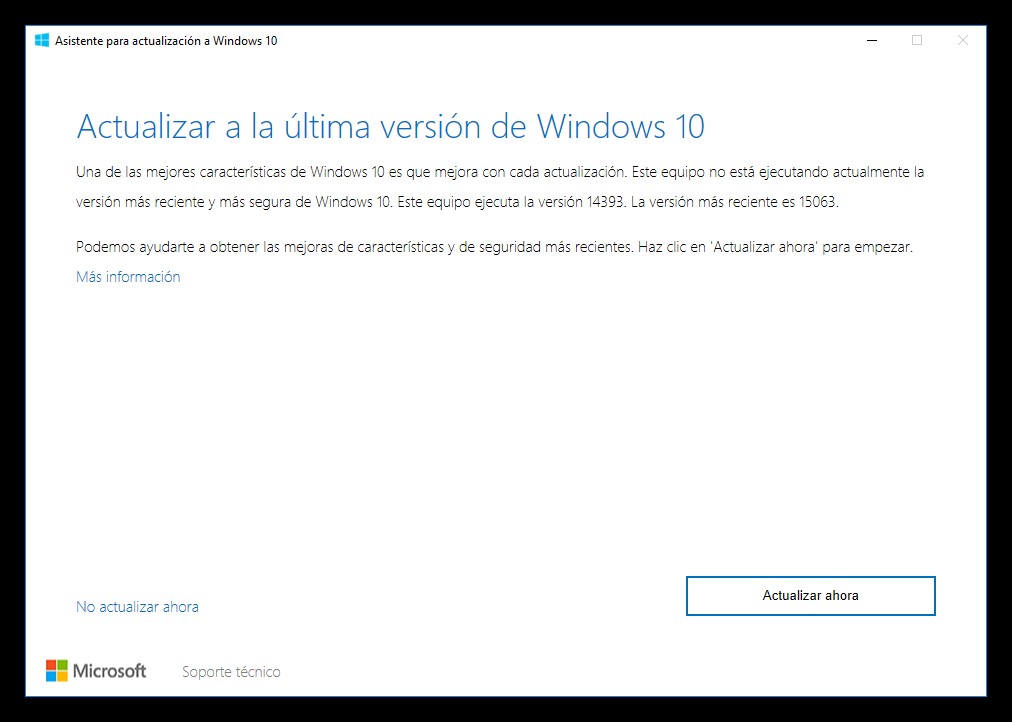Cómo descargar el Asistente de actualización de Windows 10