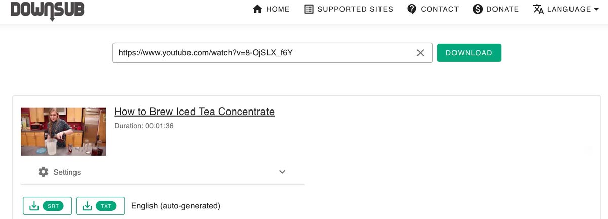 Cómo descargar subtítulos de YouTube
