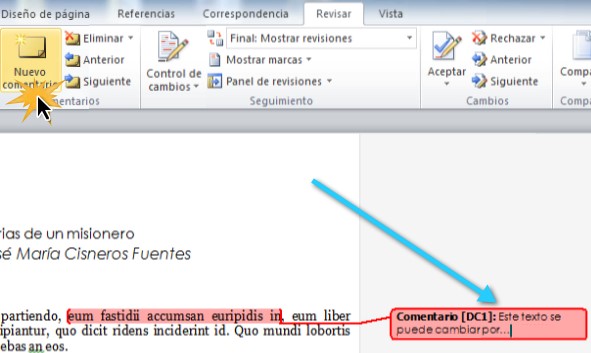 Cómo eliminar o eliminar comentarios de Word