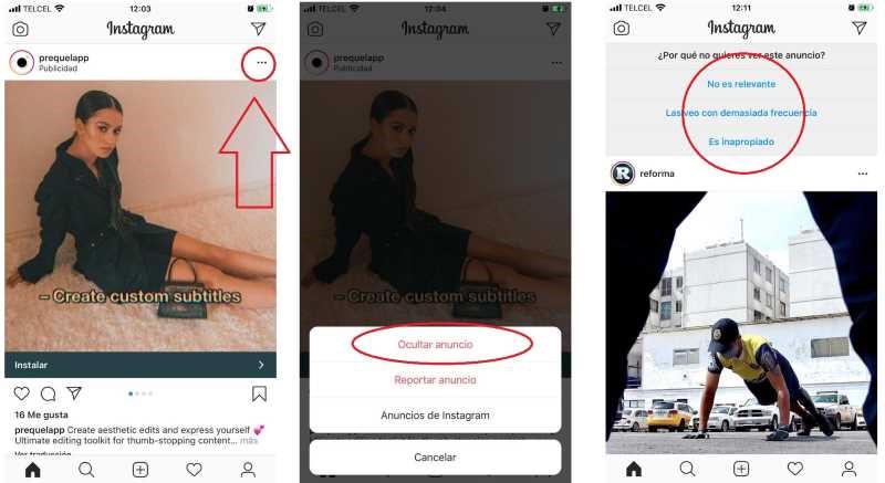 Cómo eliminar los anuncios de Instagram