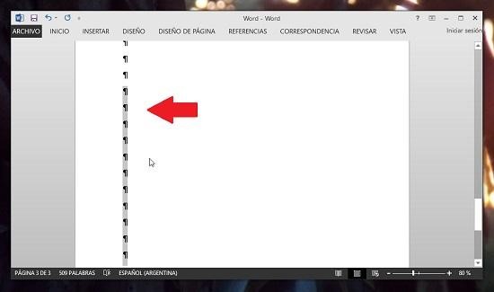 Cómo eliminar una hoja en Word