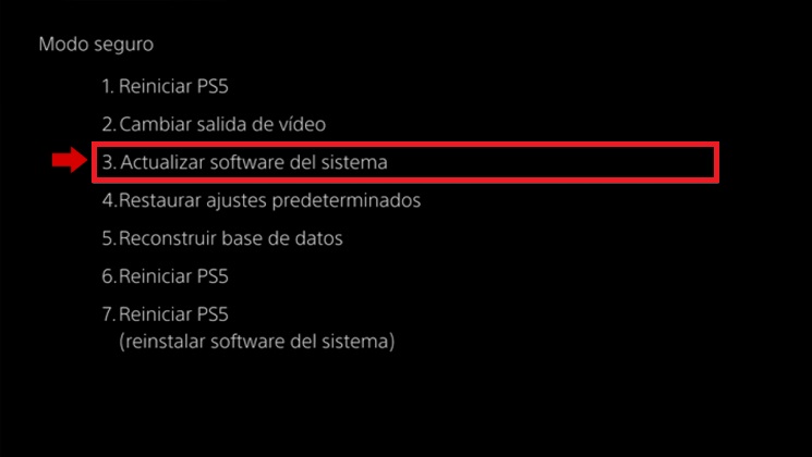 Cómo entrar o salir del modo seguro en PlayStation 5