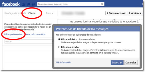Cómo enviar un mensaje en Facebook sin ser un amigo