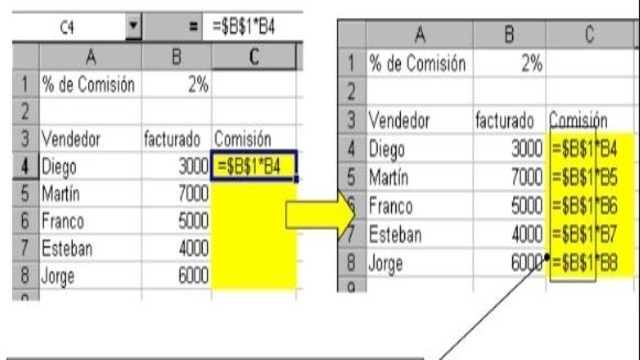 Cómo establecer referencias en Excel