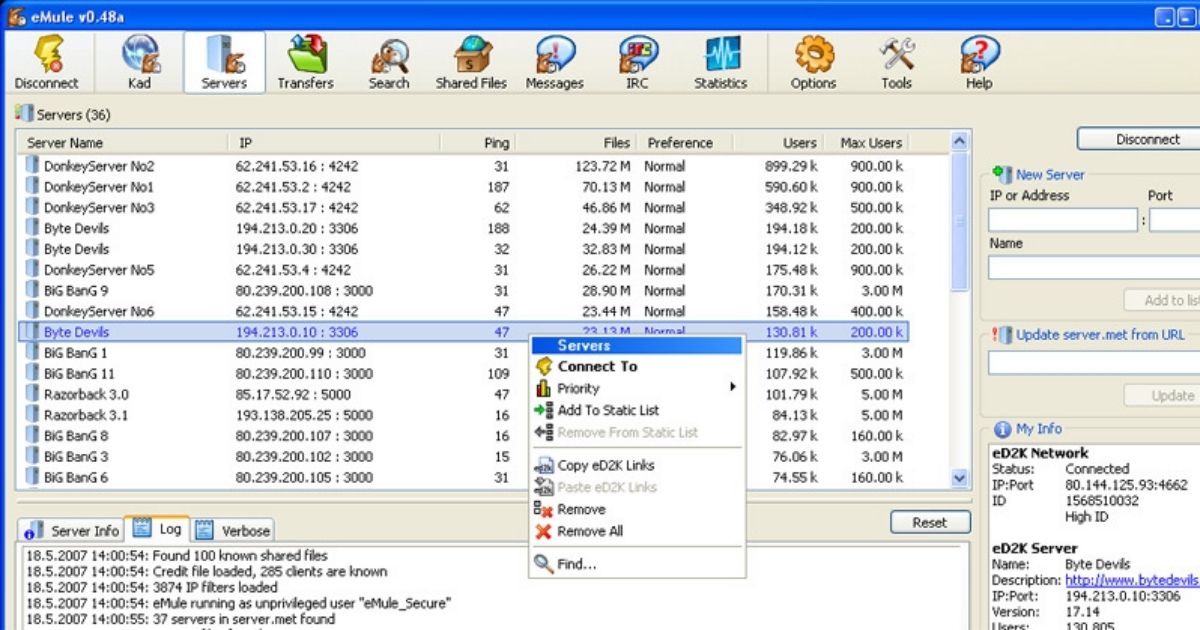 ¿Cómo funciona eMule?