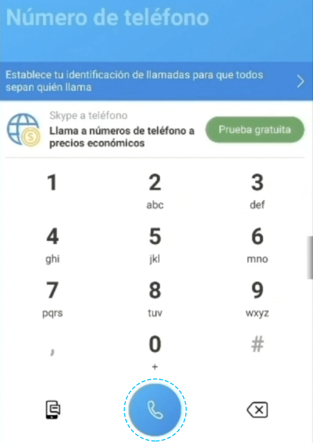 Cómo hacer una llamada con Skype