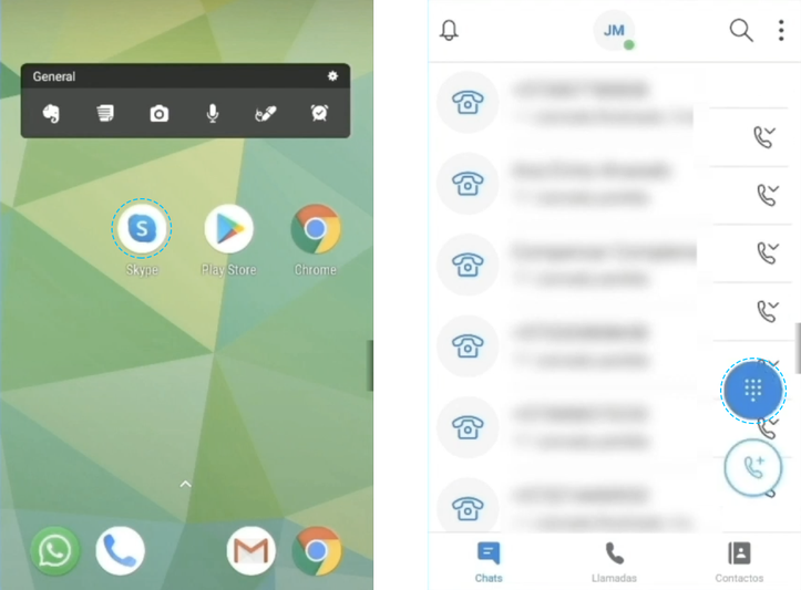 Cómo hacer una llamada con Skype