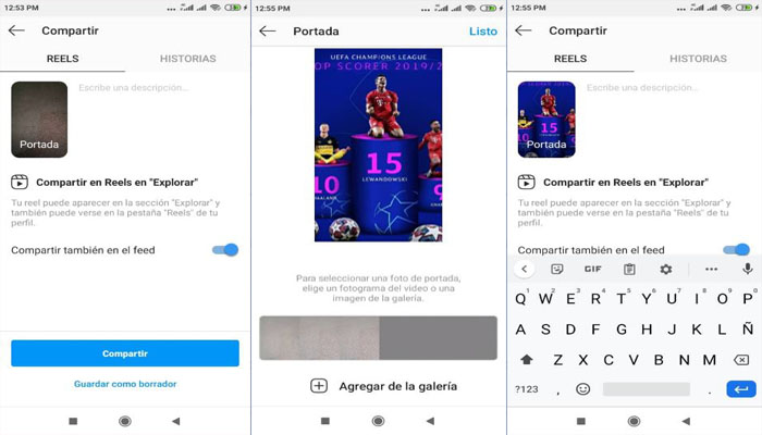 Cómo enviar un video por mensaje en Instagram