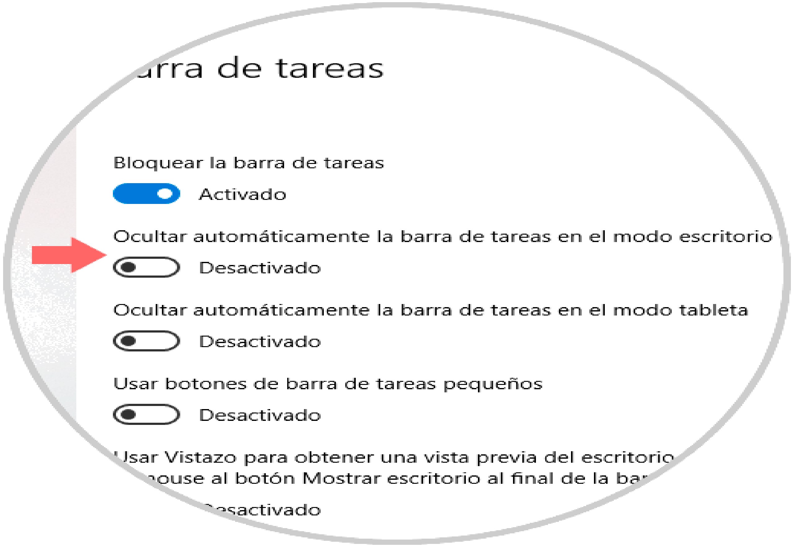 Cómo ocultar la barra de tareas en Windows 10 en modo de pantalla completa