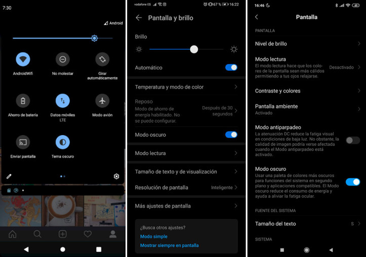 Cómo configurar el modo oscuro en Instagram