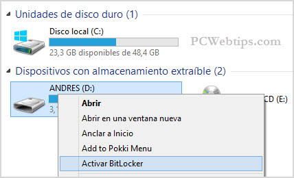 Cómo proteger una unidad flash USB con una contraseña