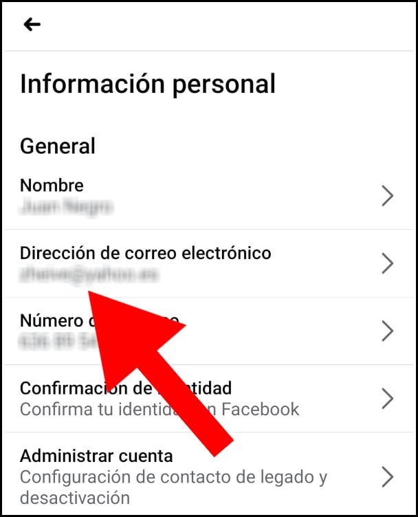 Cómo averiguar la dirección de correo electrónico de una cuenta de Facebook