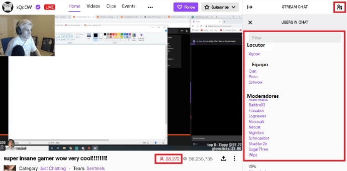 Cómo saber quién te ve en Twitch