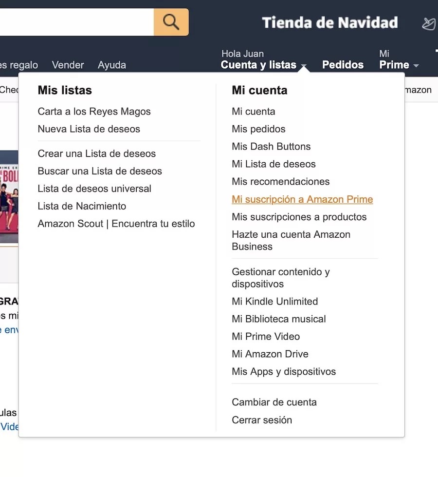 ¿Cómo sé si he activado Amazon Prime?
