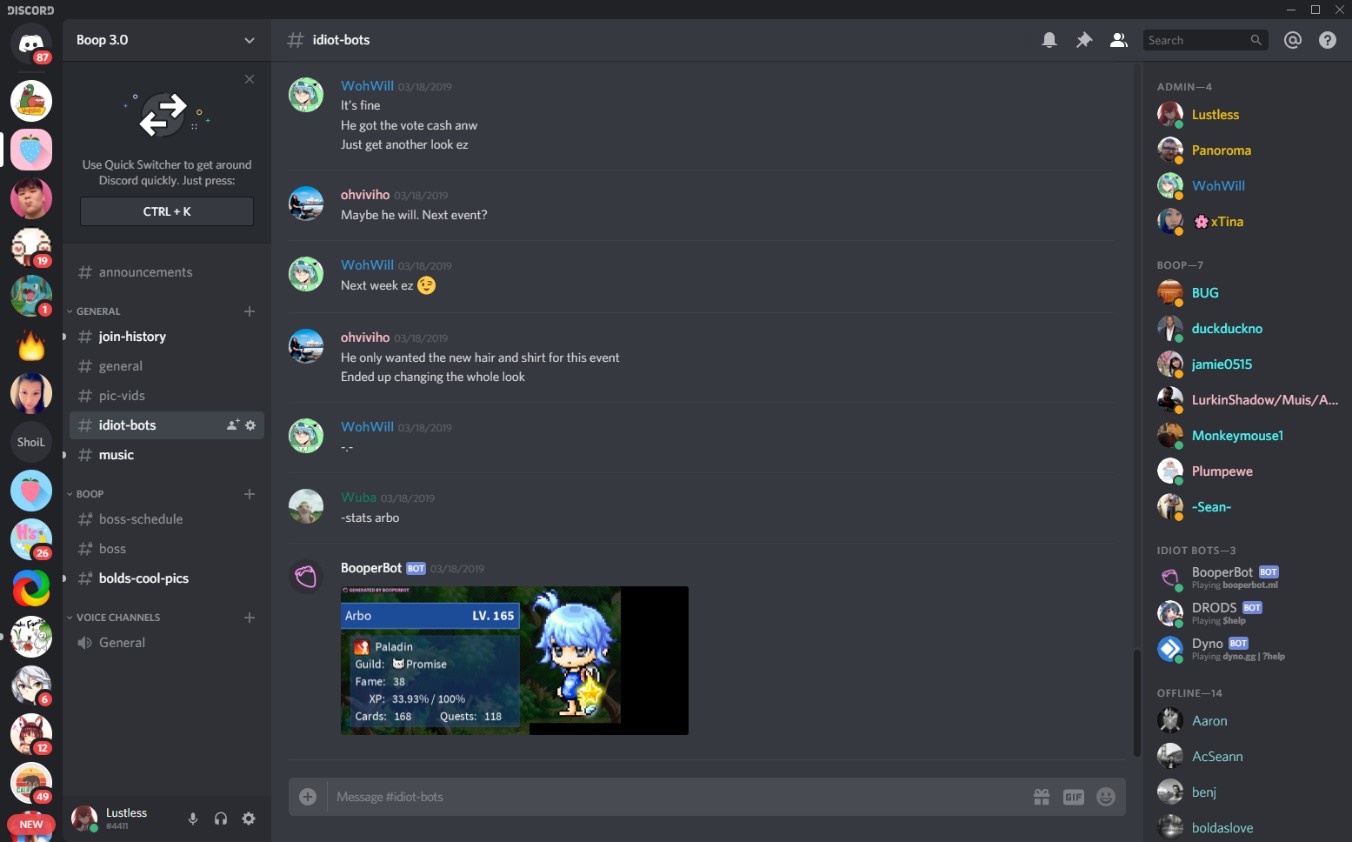 Cómo tachar texto en Discord
