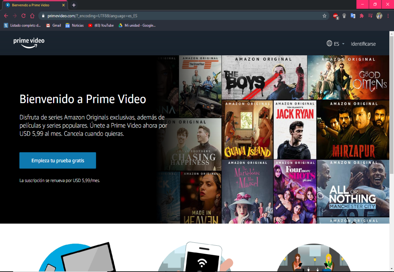 Cómo ver Prime Video en español
